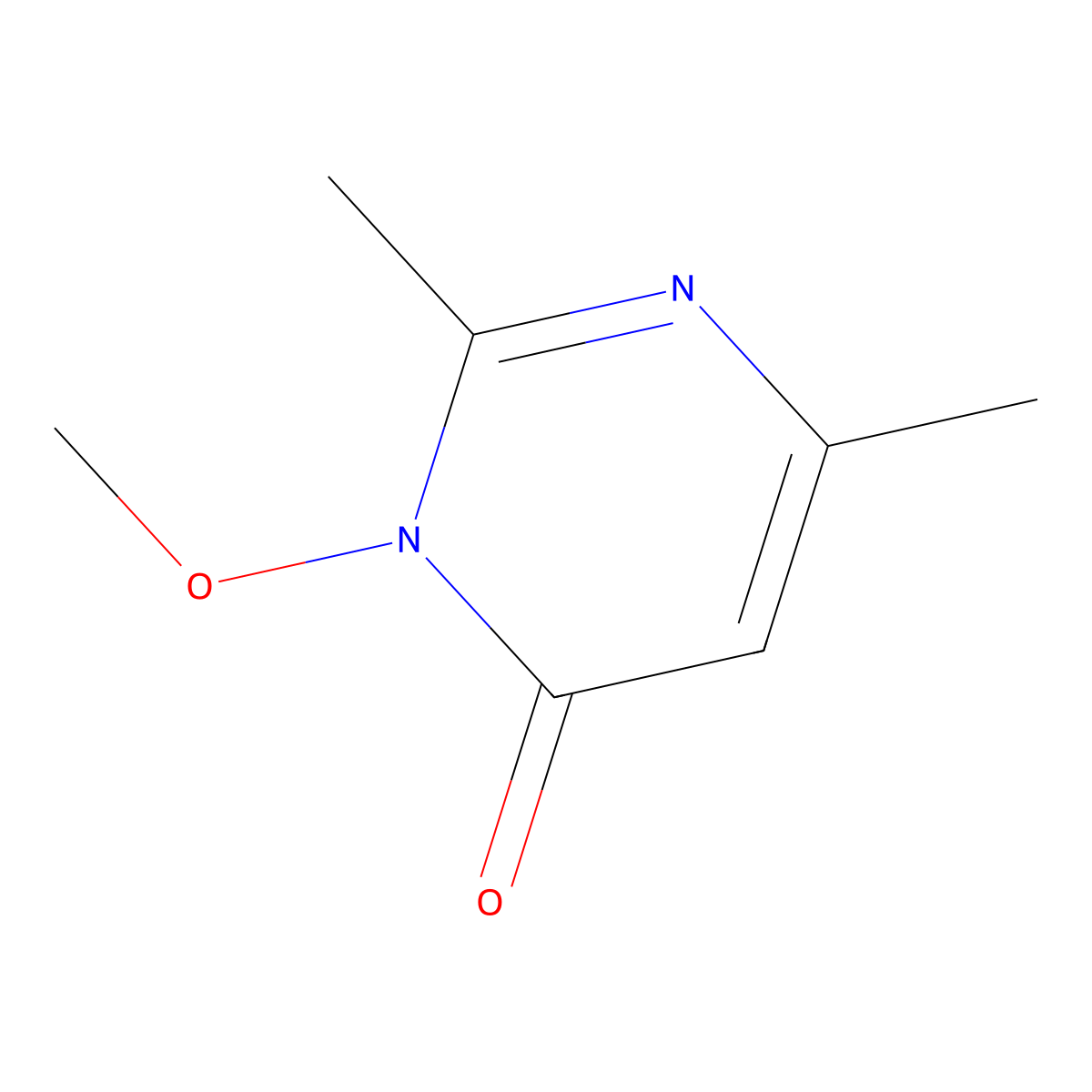 3-Methoxy-2,6-dimethylpyrimidin-4(3H)-one molecular structure, CAS 1201793-65-8