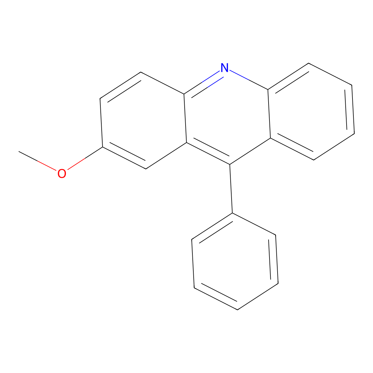 2-Methoxy-9-phenylacridine molecular structure, CAS 1201835-84-8