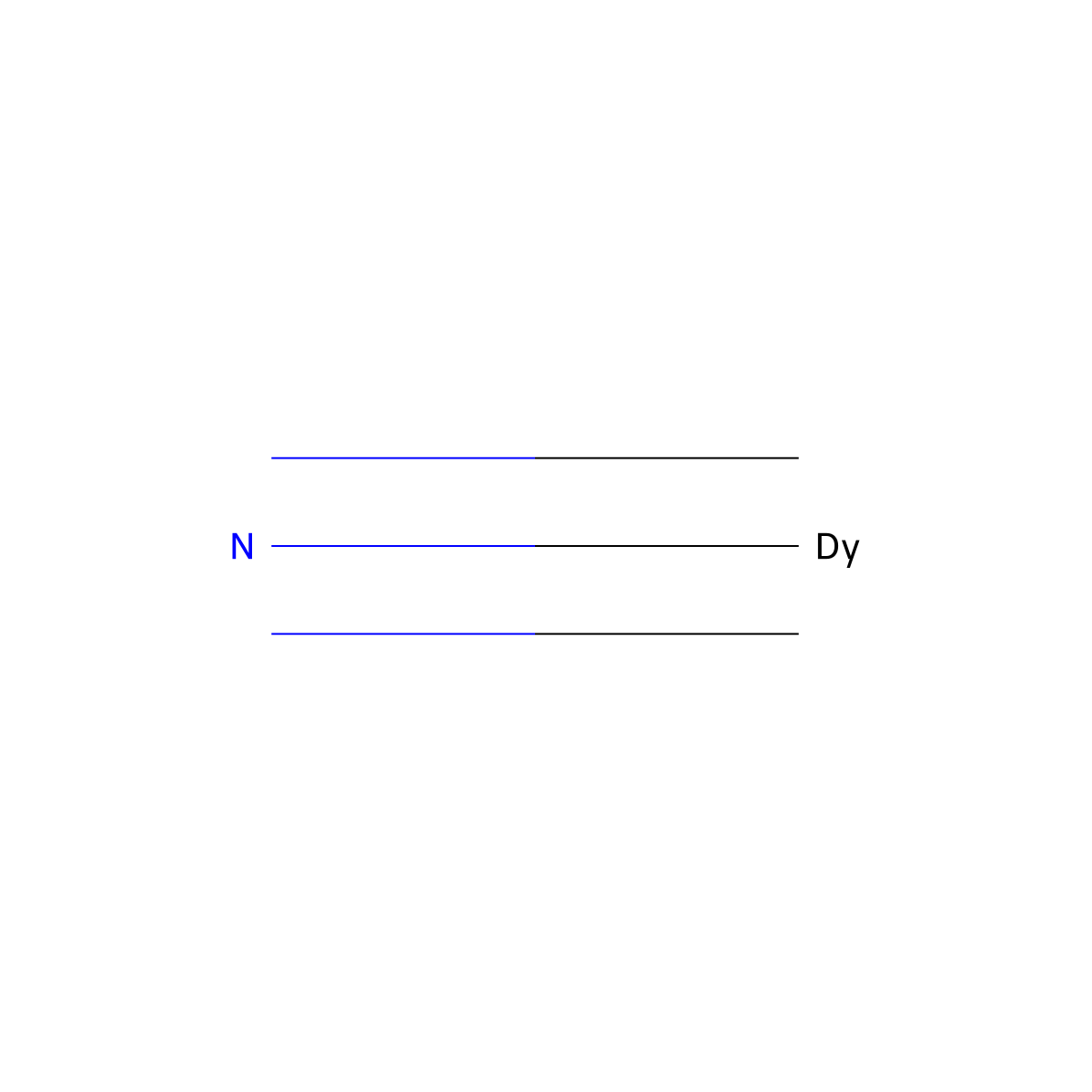 Dysprosium nitride (DyN) molecular structure, CAS 12019-88-4