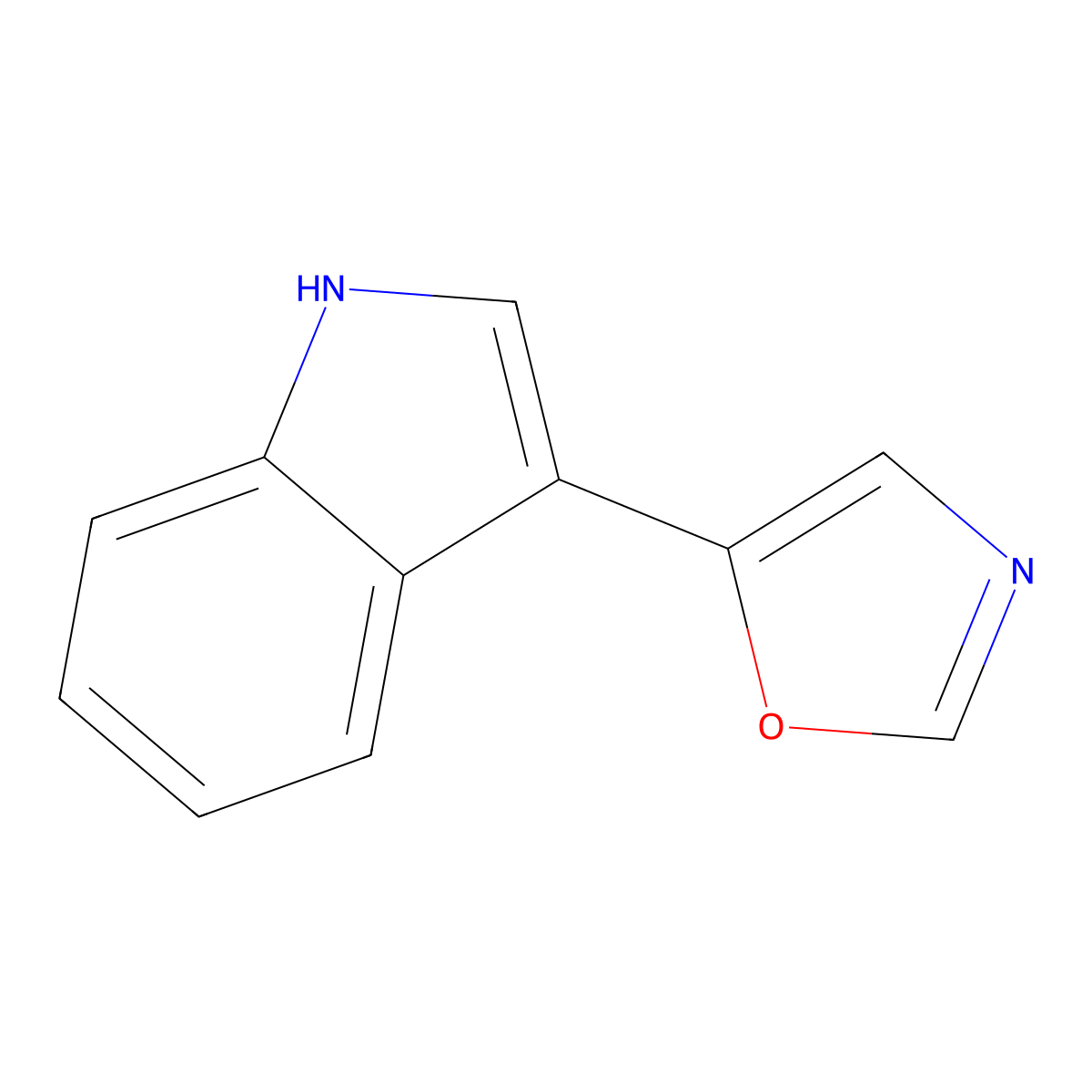 5-(3-Indolyl)oxazole molecular structure, CAS 120191-50-6