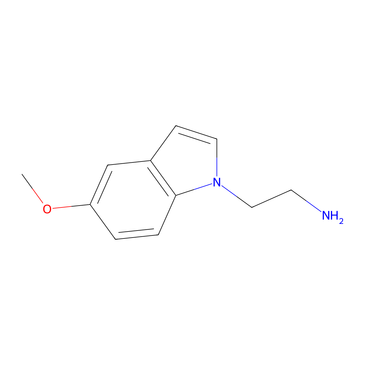 2-(5-methoxy-1H-indol-1-yl)ethanamine molecular structure, CAS 120194-93-6