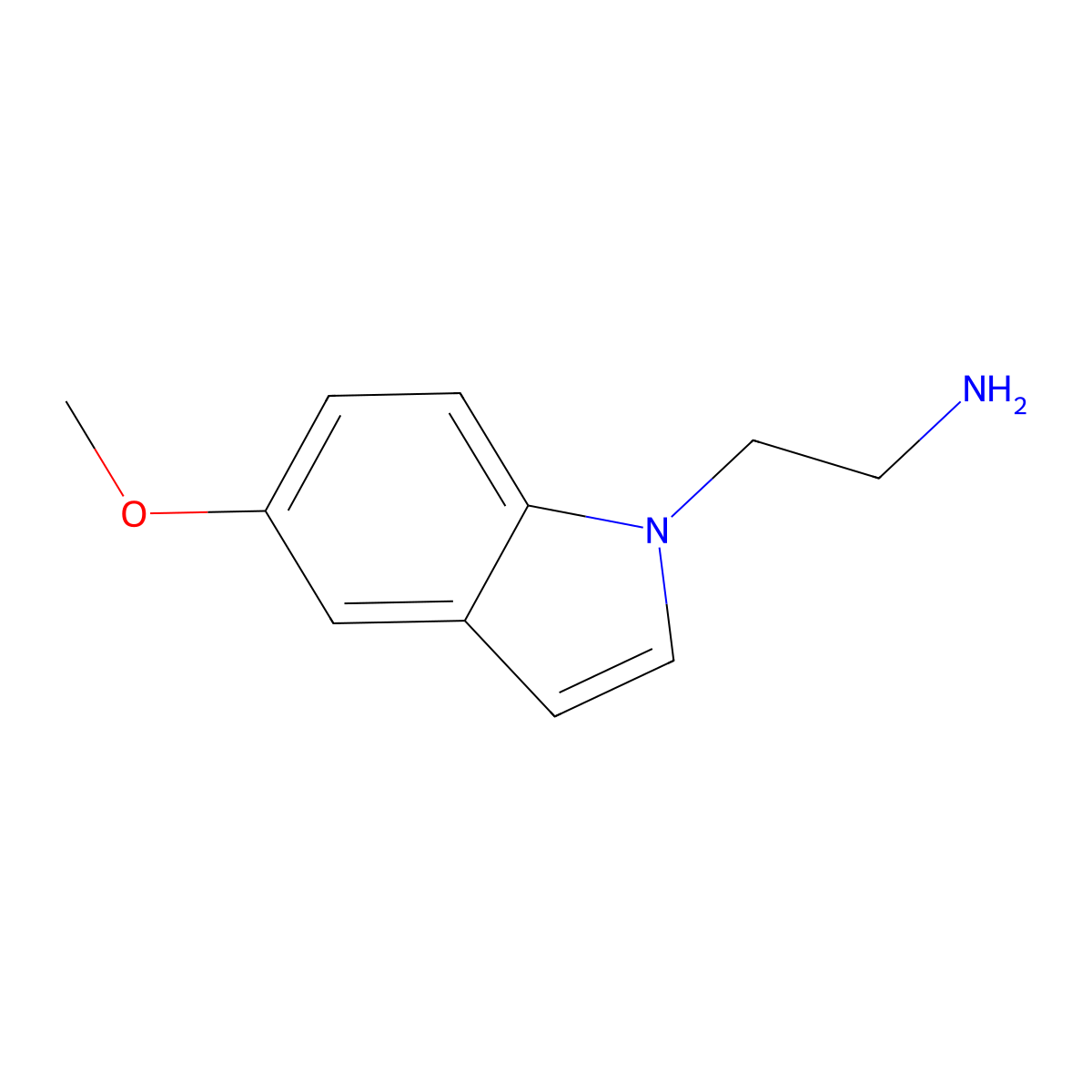 2-(5-methoxy-1H-indol-1-yl)ethanamine molecular structure, CAS 120194-93-6