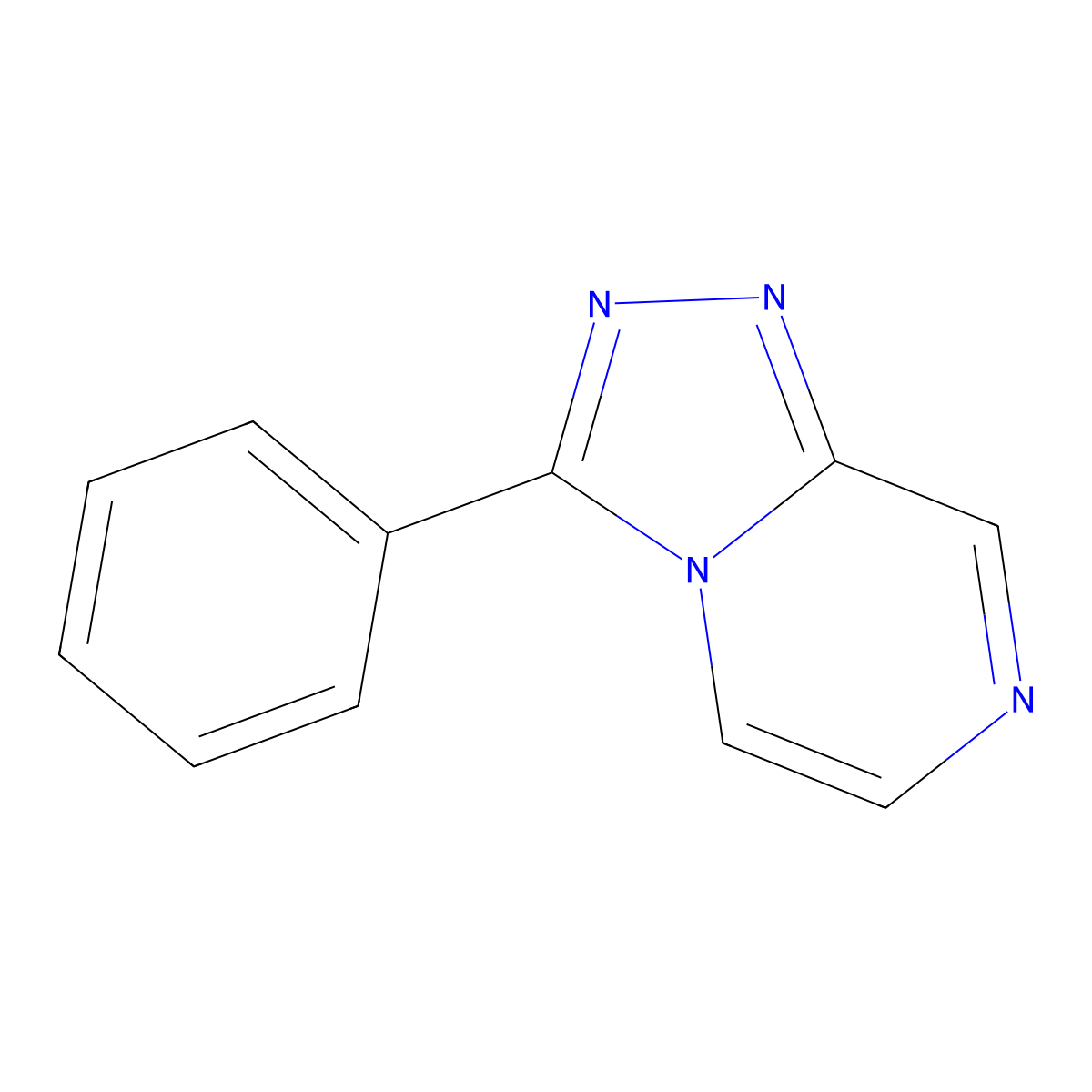 3-Phenyl-[1,2,4]triazolo[4,3-a]pyrazine molecular structure, CAS 1201943-50-1
