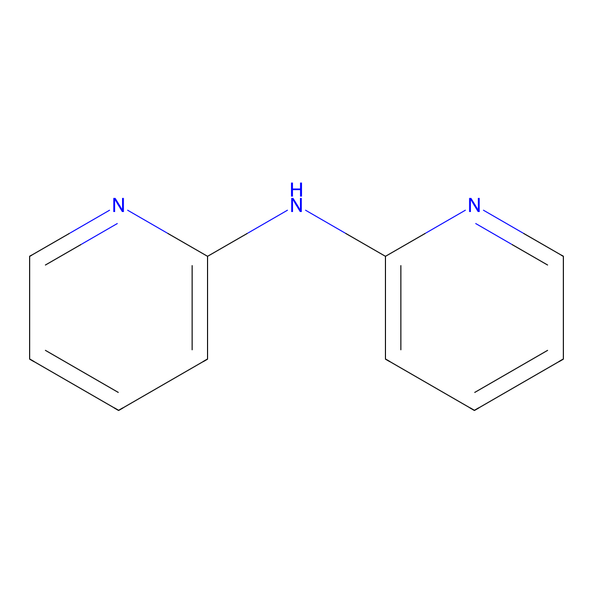 2,2'-Dipyridylamine molecular structure, CAS 1202-34-2