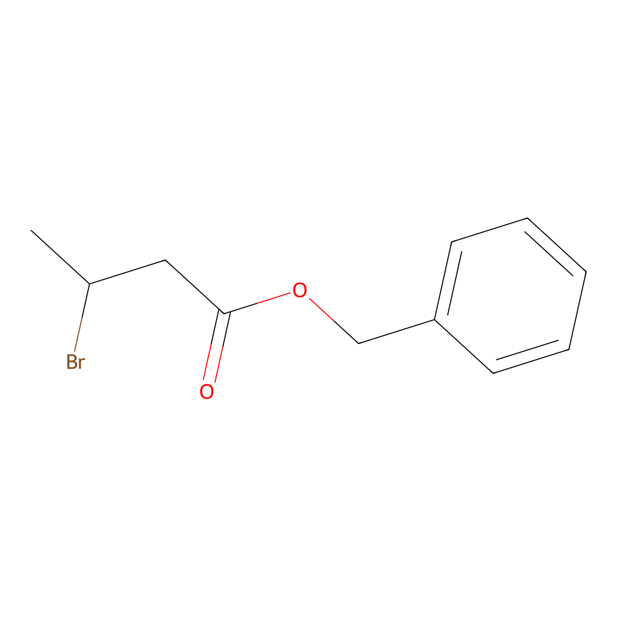 Benzyl 3-bromobutanoate molecular structure, CAS 1202041-28-8