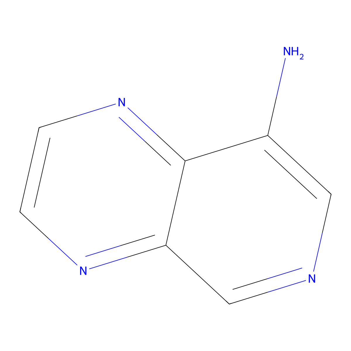 Pyrido[3,4-b]pyrazin-8-amine molecular structure, CAS 120208-34-6