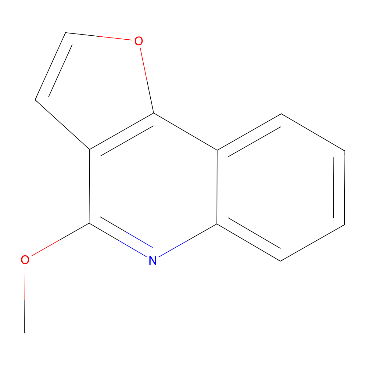 4-Methoxyfuro[3,2-C]quinoline molecular structure, CAS 120208-89-1