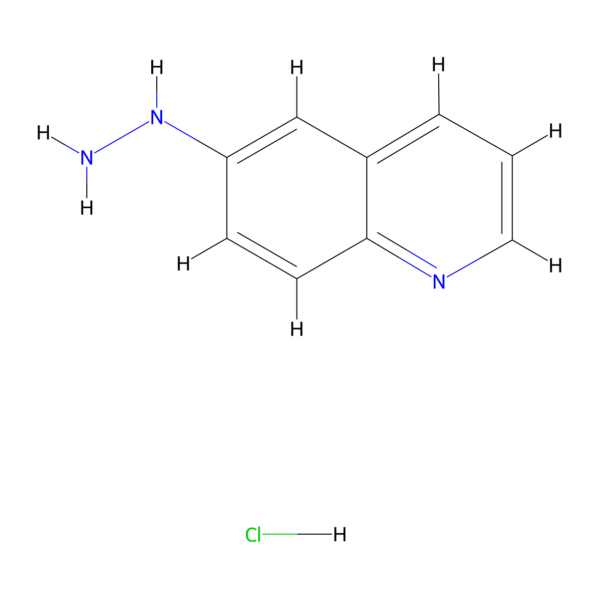 6-Hydrazinylquinoline hydrochloride molecular structure, CAS 120209-22-5