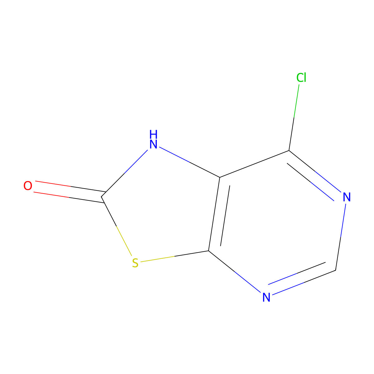 7-Chlorothiazolo[5,4-d]pyrimidin-2-ol molecular structure, CAS 120209-33-8