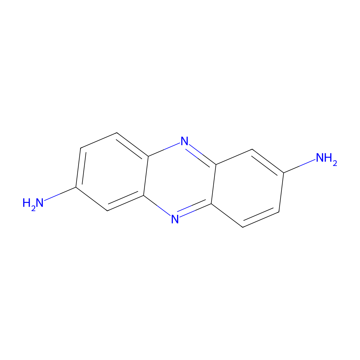 2,7-Diaminophenazine molecular structure, CAS 120209-97-4