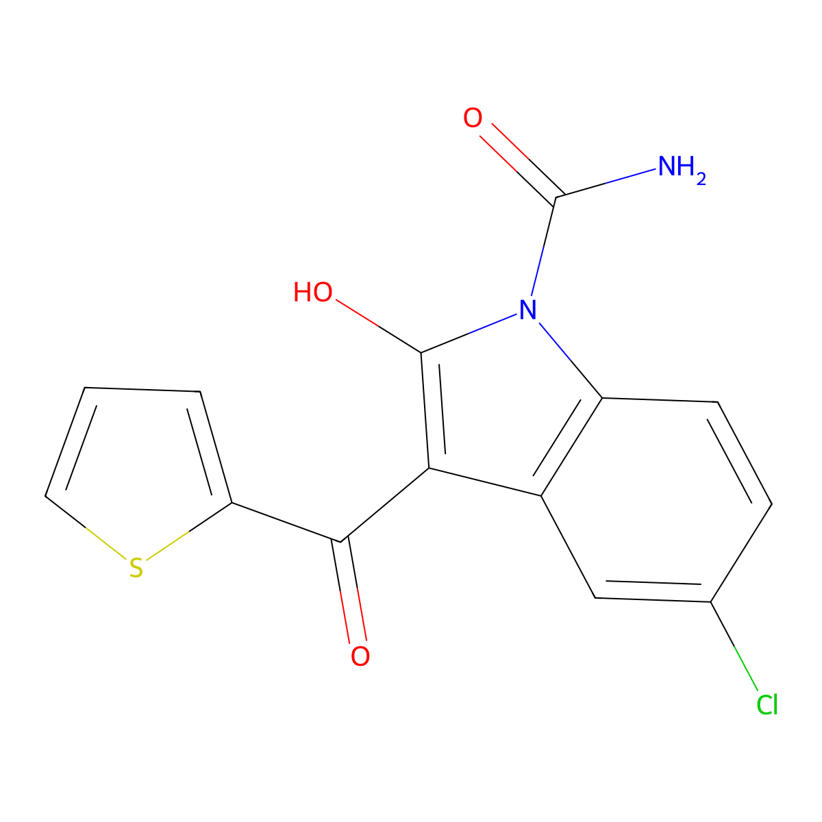 Tenidap molecular structure, CAS 120210-48-2