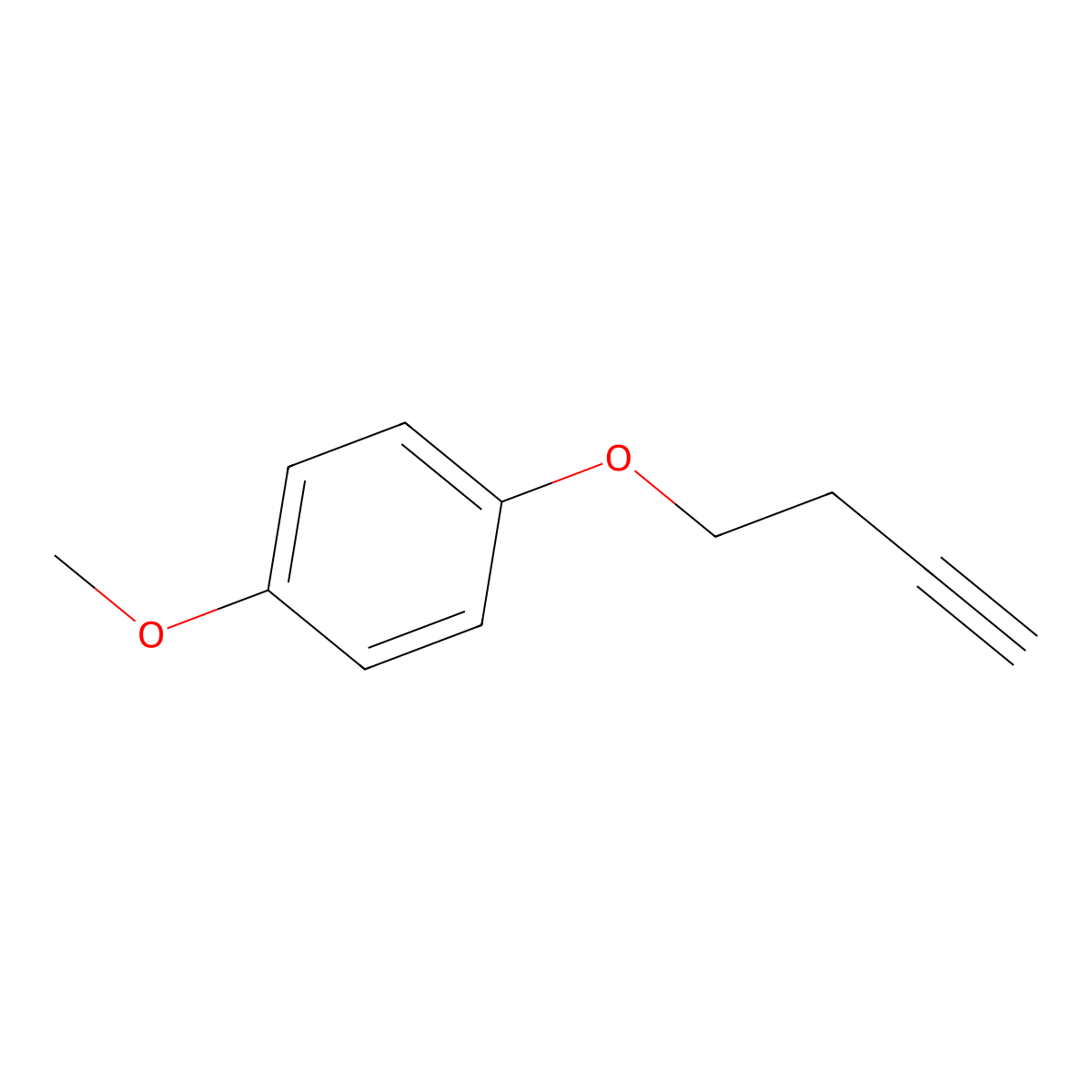 1-(But-3-yn-1-yloxy)-4-methoxybenzene molecular structure, CAS 120211-74-7