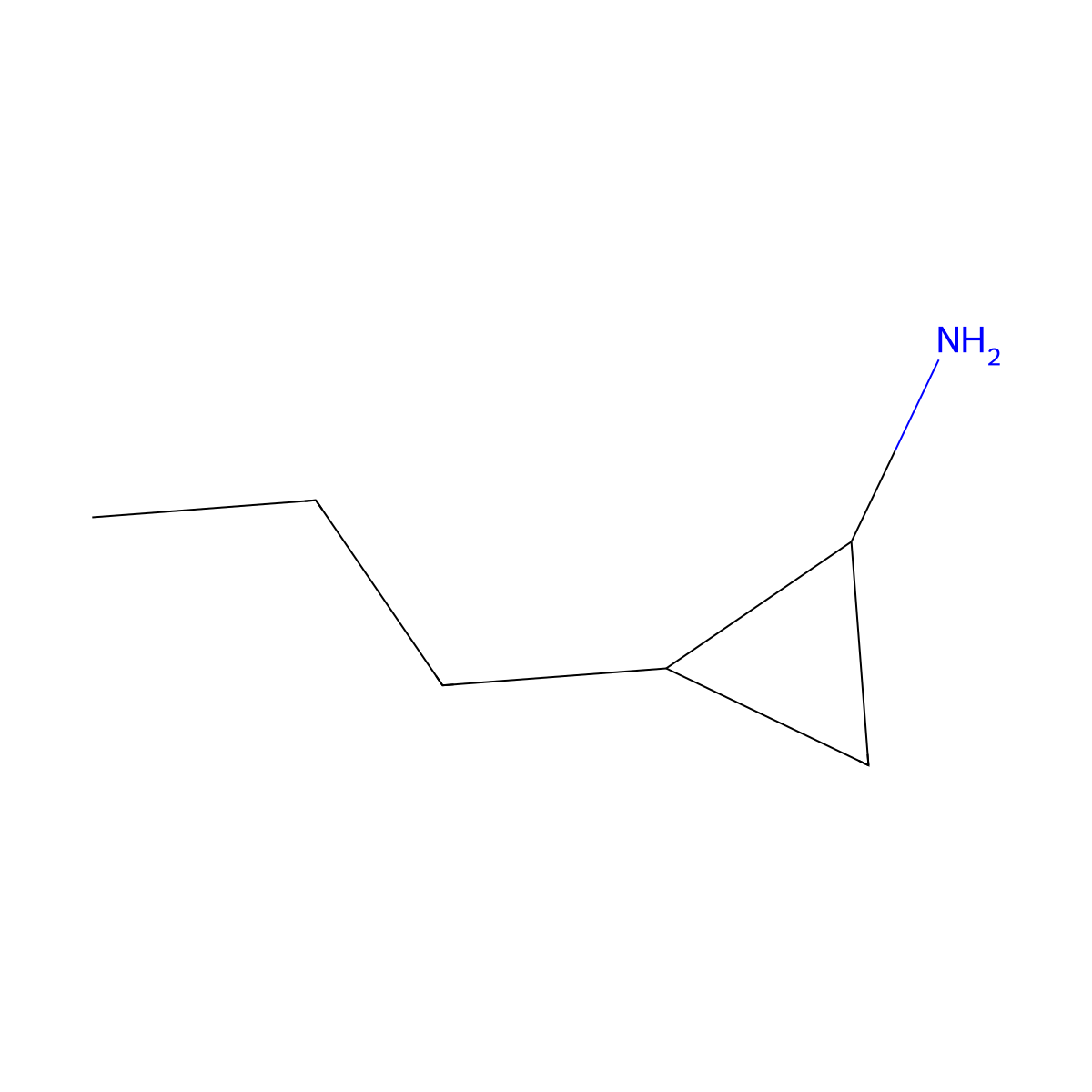 2-Propylcyclopropan-1-amine molecular structure, CAS 1202174-17-1