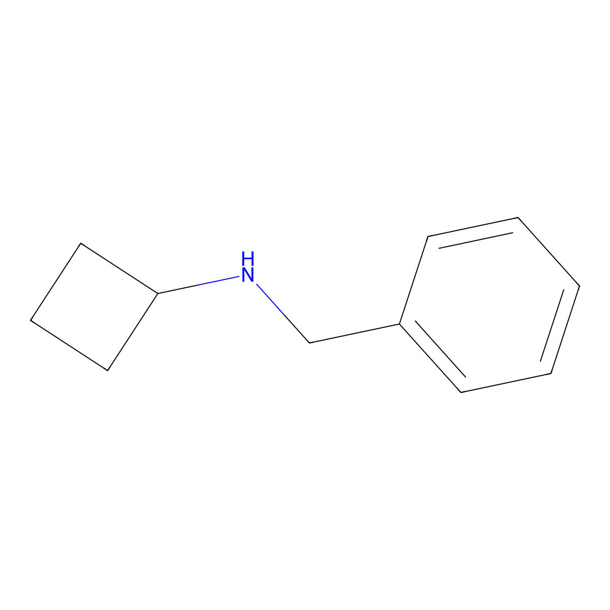 N-Benzylcyclobutanamine molecular structure, CAS 120218-46-4