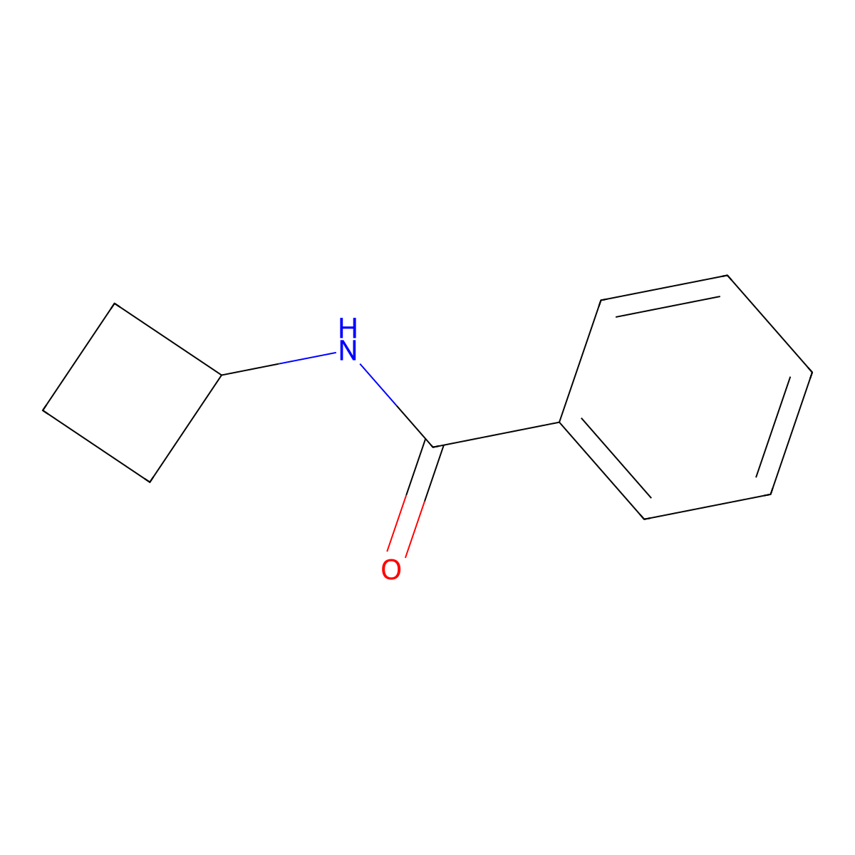 N-cyclobutylbenzamide molecular structure, CAS 120218-51-1