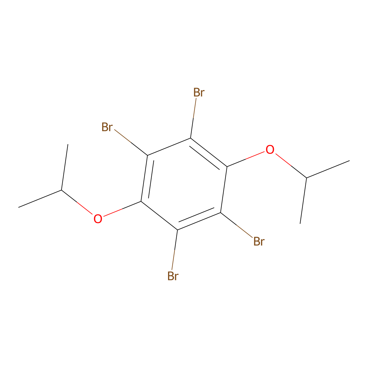 1,2,4,5-Tetrabromo-3,6-diisopropoxybenzene molecular structure, CAS 120231-45-0