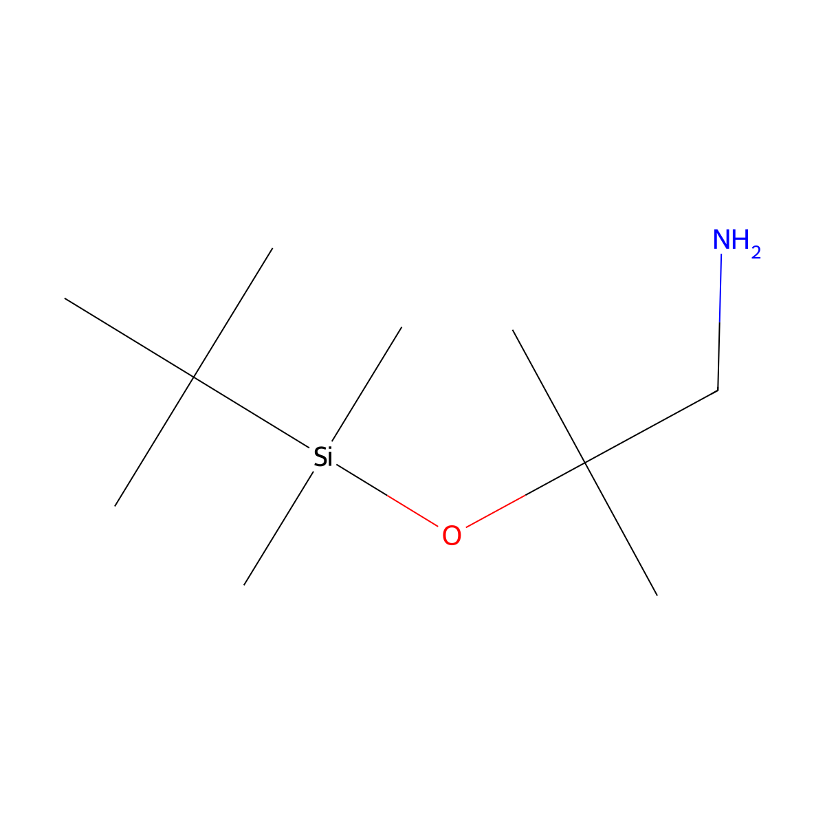 2-[Tert-butyl(dimethyl)silyl]oxy-2-methylpropan-1-amine molecular structure, CAS 120232-04-4