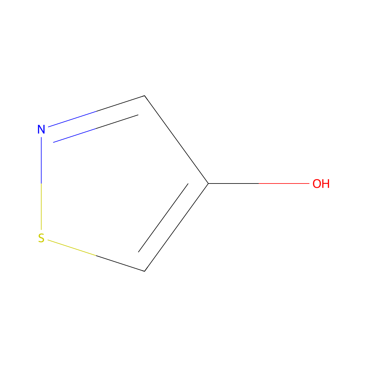 1,2-Thiazol-4-ol molecular structure, CAS 1202353-17-0