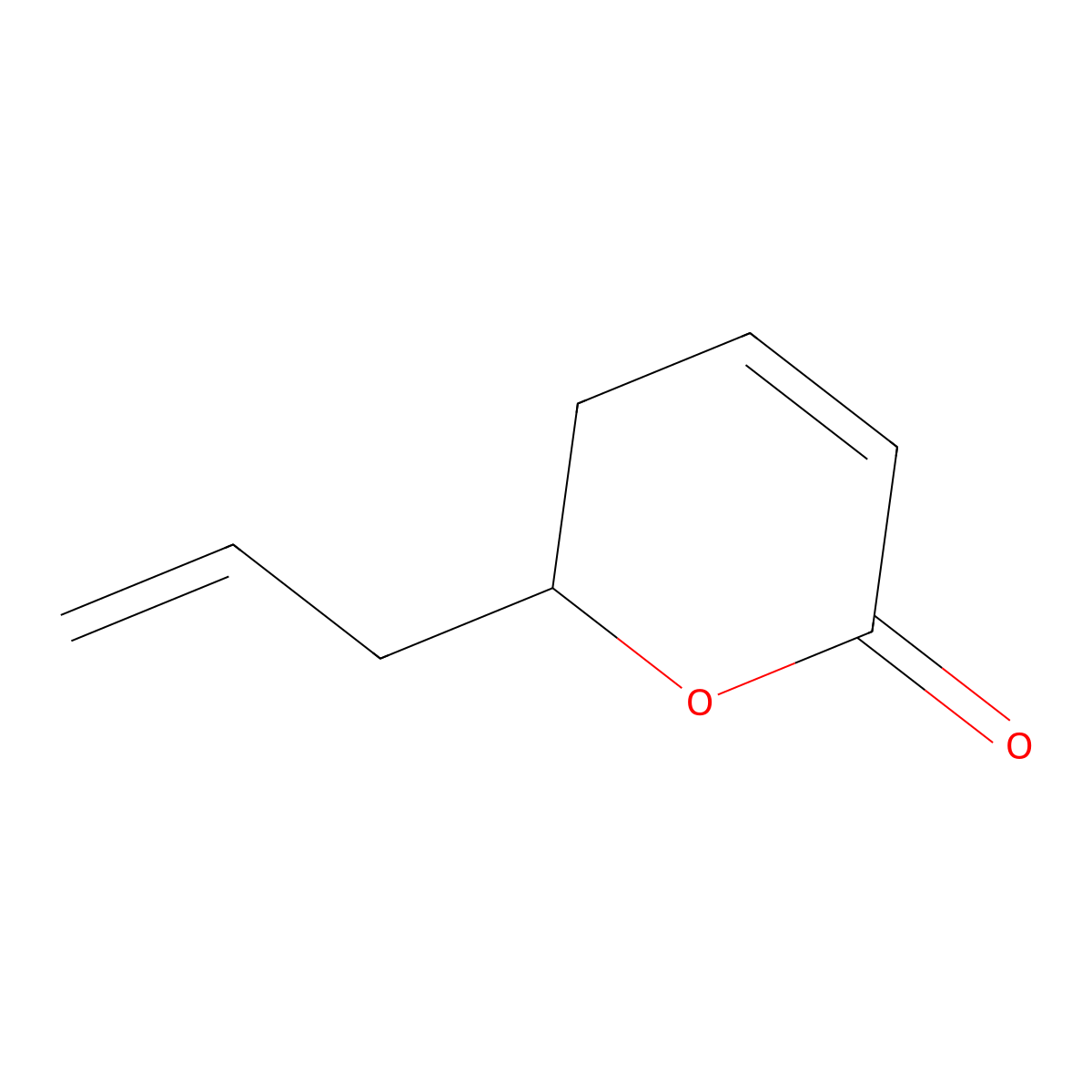 (R)-6-Allyl-5,6-dihydro-2H-pyran-2-one molecular structure, CAS 1202384-22-2