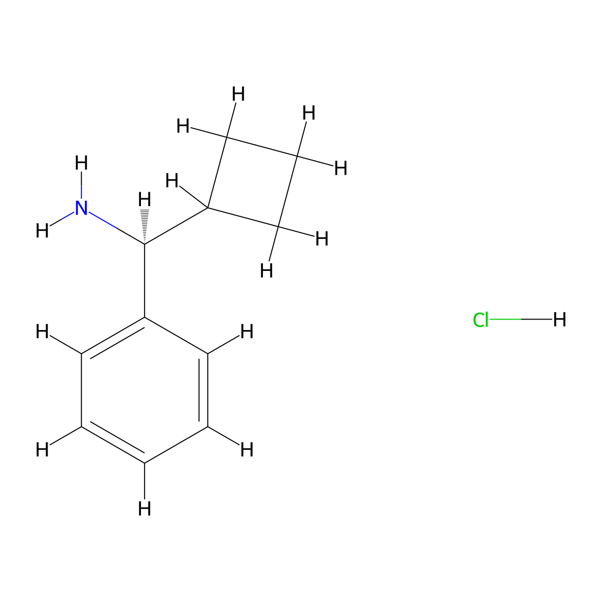 (S)-cyclobutyl(phenyl)methanamine hydrochloride molecular structure, CAS 1202478-42-9