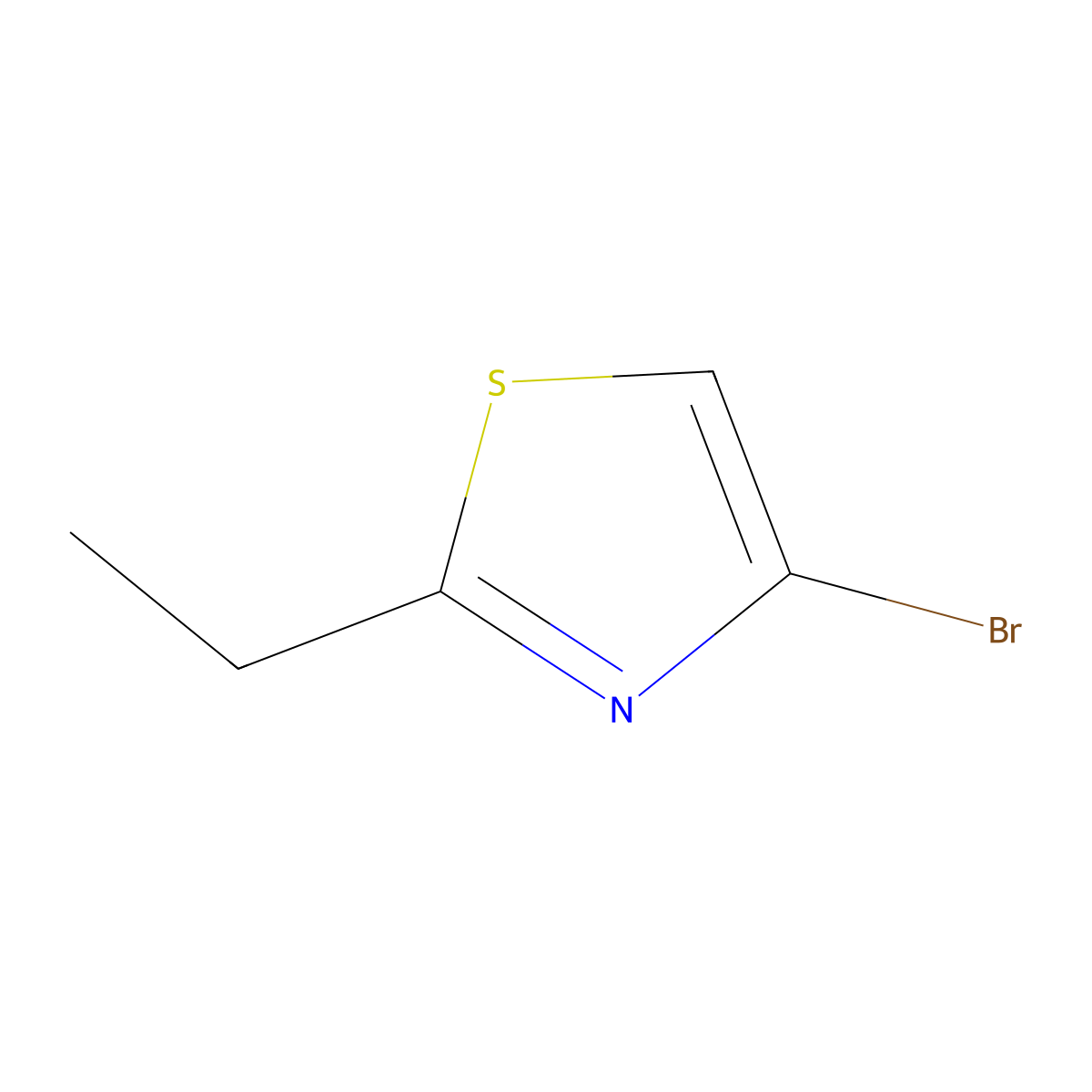 4-Bromo-2-ethylthiazole molecular structure, CAS 120258-27-7