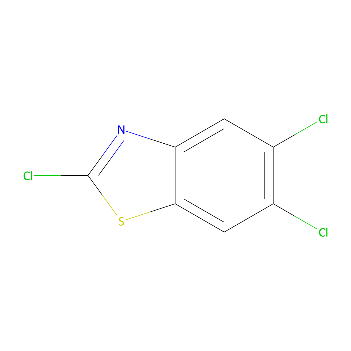 2,5,6-Trichlorobenzo[D]thiazole molecular structure, CAS 120258-61-9