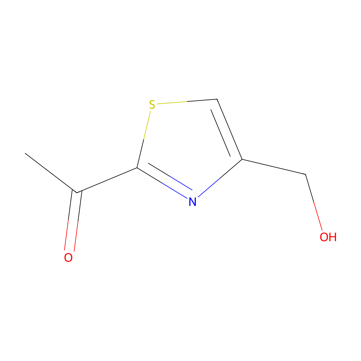 1-(4-(Hydroxymethyl)thiazol-2-yl)ethanone molecular structure, CAS 1202769-64-9