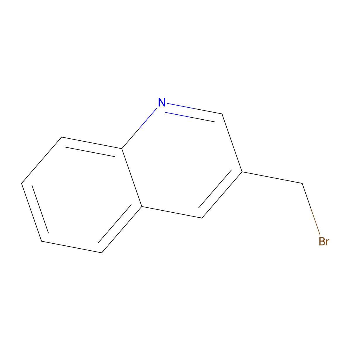 3-(Bromomethyl)quinoline molecular structure, CAS 120277-70-5
