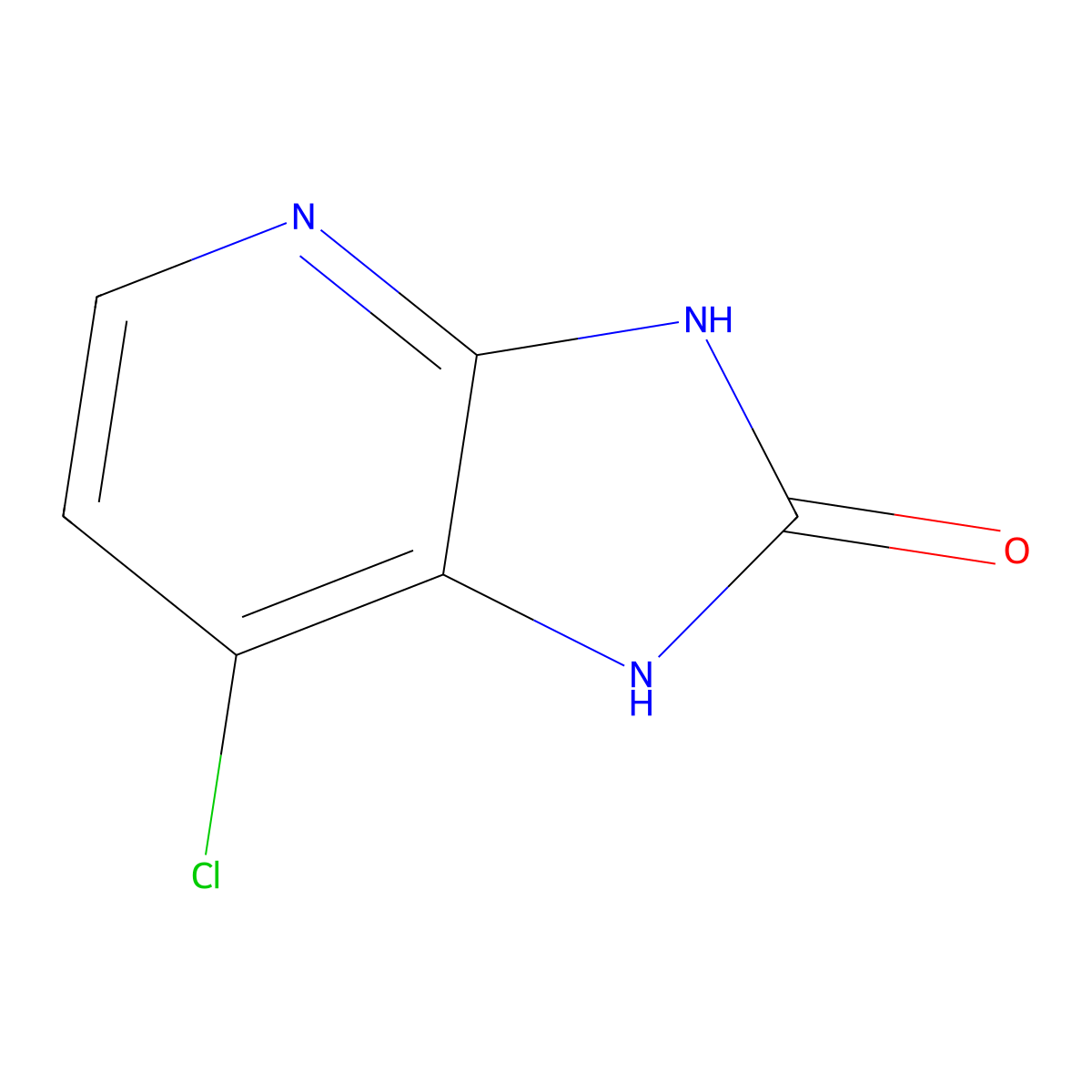 7-chloro-1H,2H,3H-imidazo(4,5-b)pyridin-2-one molecular structure, CAS 1202780-76-4