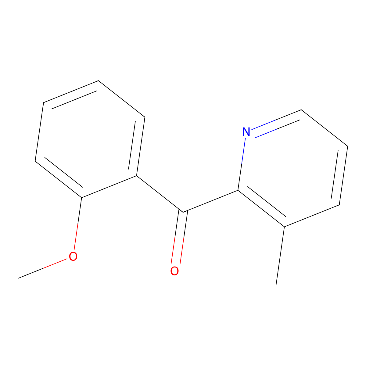 2-(2-Methoxybenzoyl)-3-methylpyridine molecular structure, CAS 120280-99-1