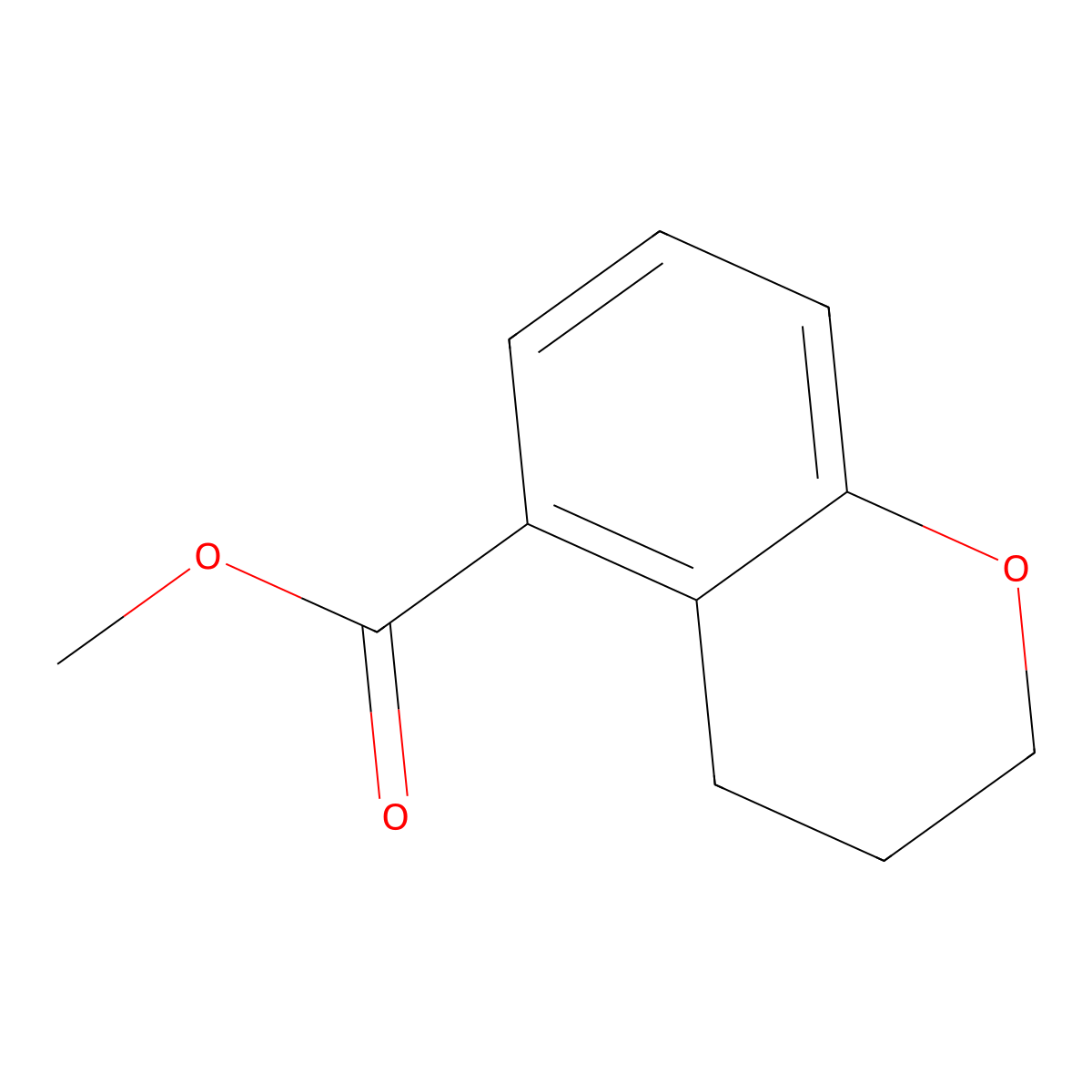 Methyl chroman-5-carboxylate molecular structure, CAS 1202863-90-8