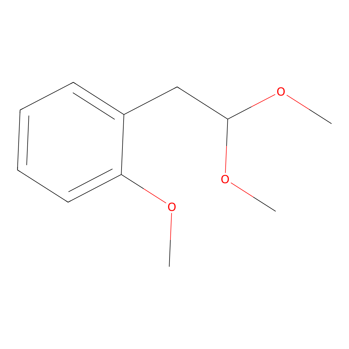 1-(2,2-Dimethoxyethyl)-2-methoxybenzene molecular structure, CAS 1202864-78-5