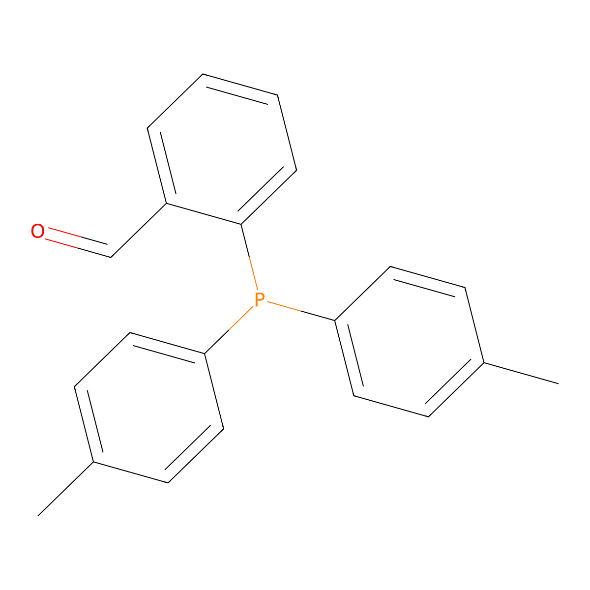 2-(Di-p-tolylphosphino)benzaldehyde molecular structure, CAS 1202865-03-9