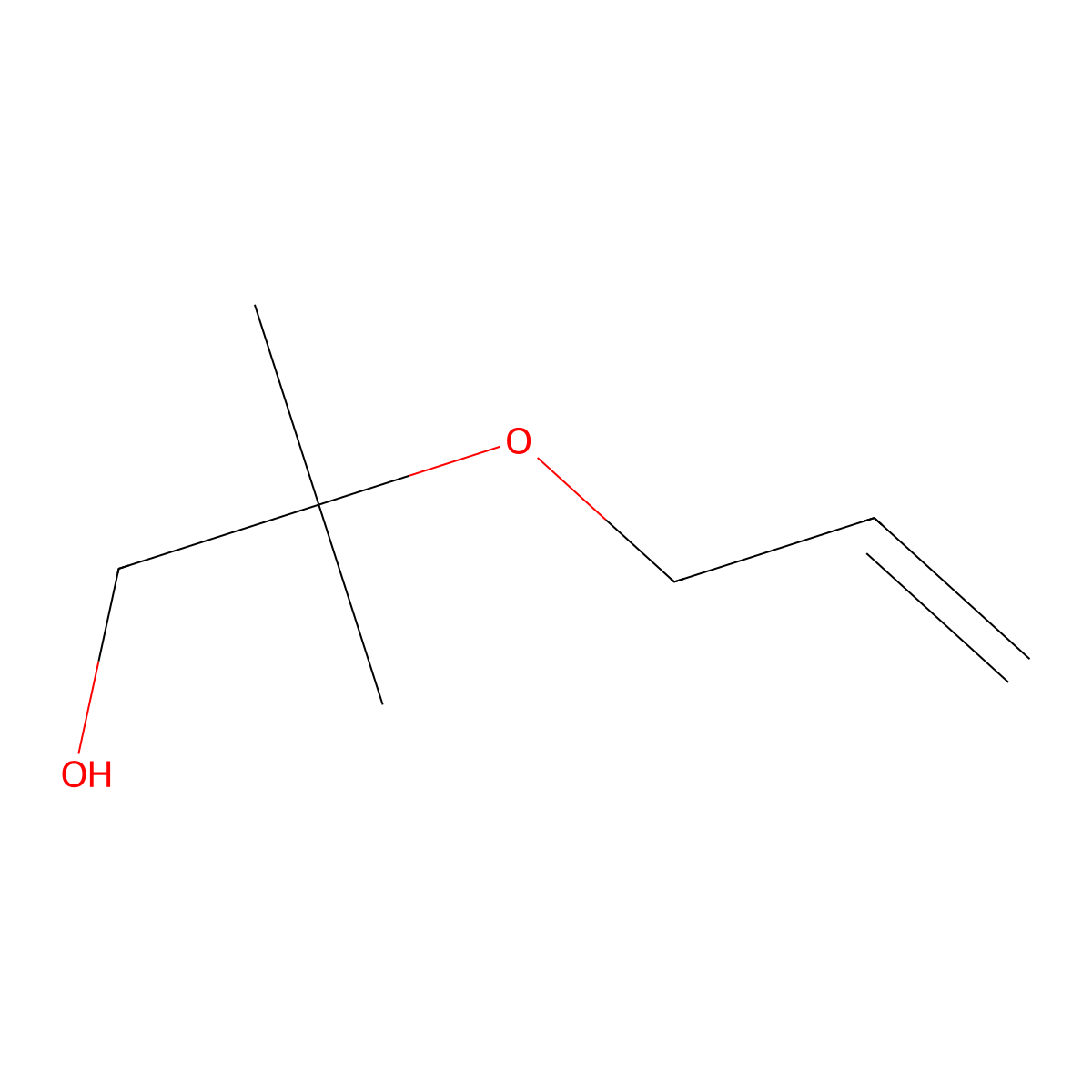 2-(Allyloxy)-2-methylpropan-1-OL molecular structure, CAS 1202883-04-2