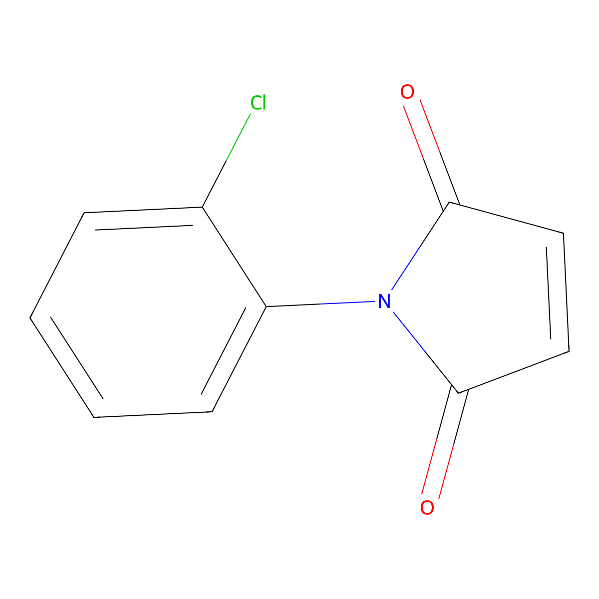 1-(2-chlorophenyl)-1H-pyrrole-2,5-dione molecular structure, CAS 1203-24-3