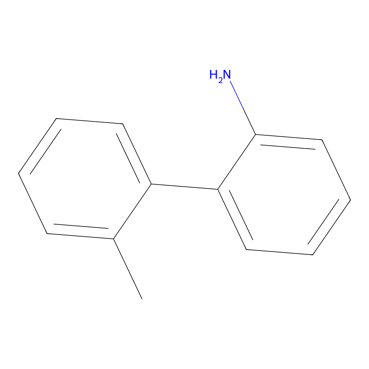2'-Methyl-[1,1'-biphenyl]-2-amine molecular structure, CAS 1203-41-4