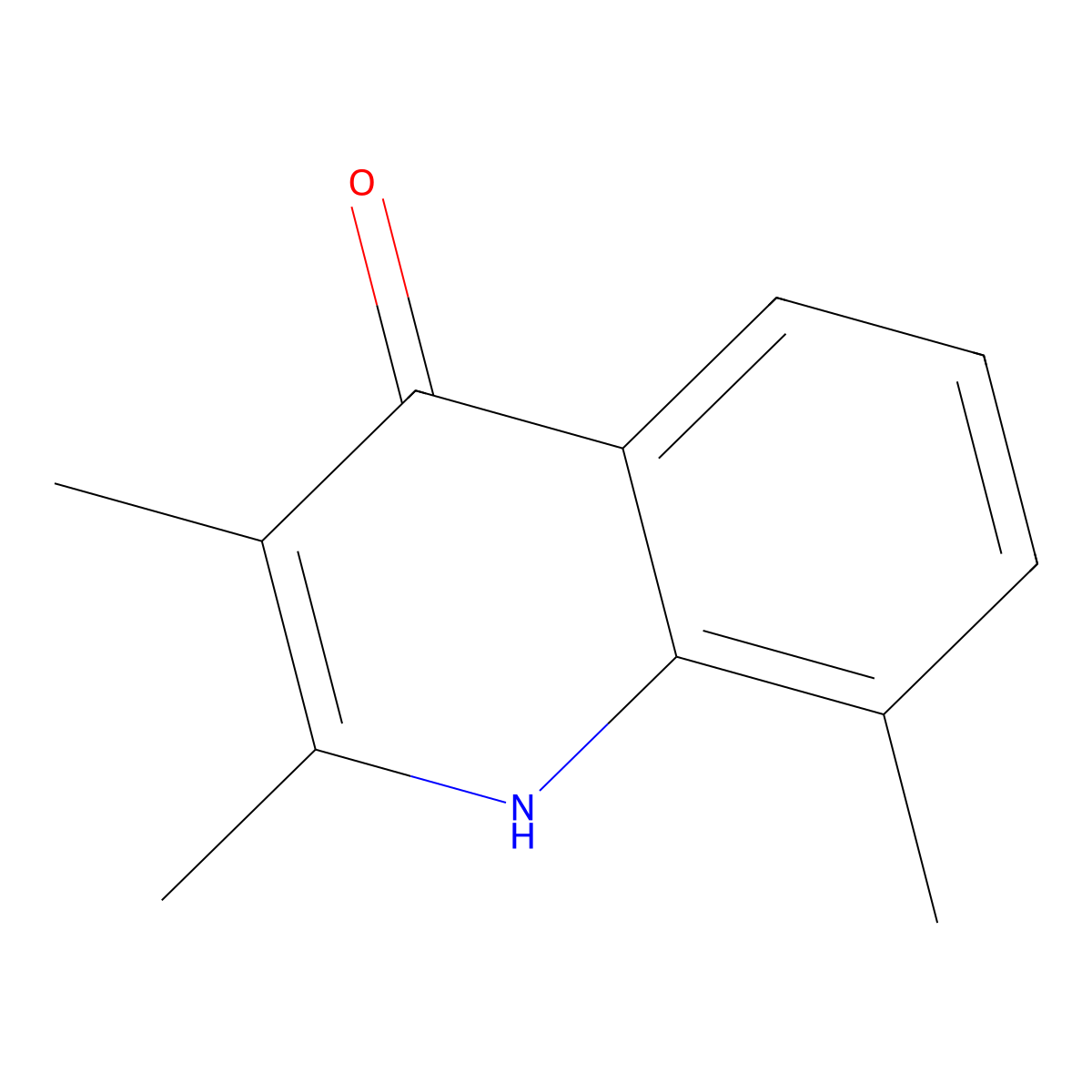 2,3,8-Trimethylquinolin-4(1H)-one molecular structure, CAS 1203-47-0