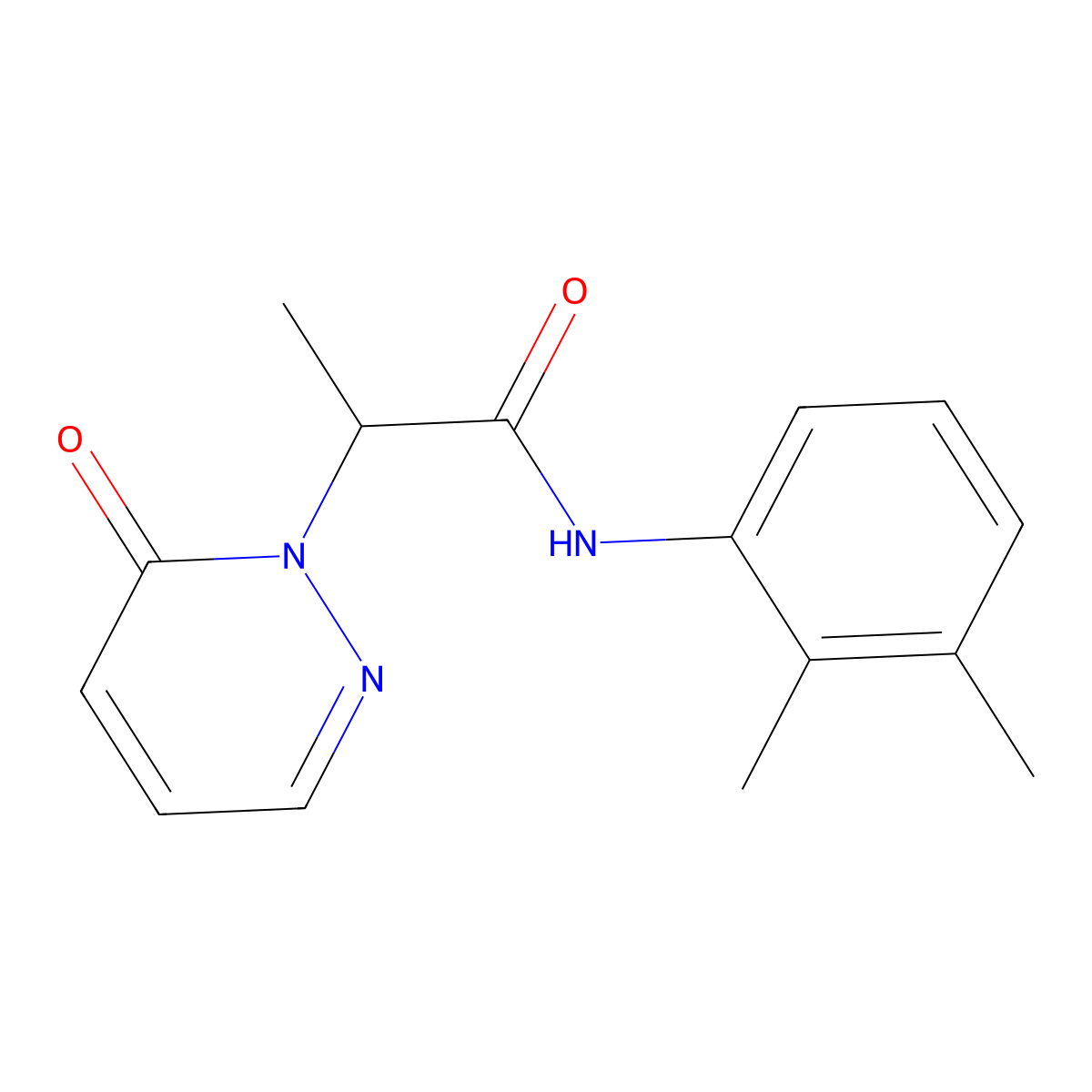 N-(2,3-dimethylphenyl)-2-(6-oxopyridazin-1(6H)-yl)propanamide molecular structure, CAS 1203002-73-6