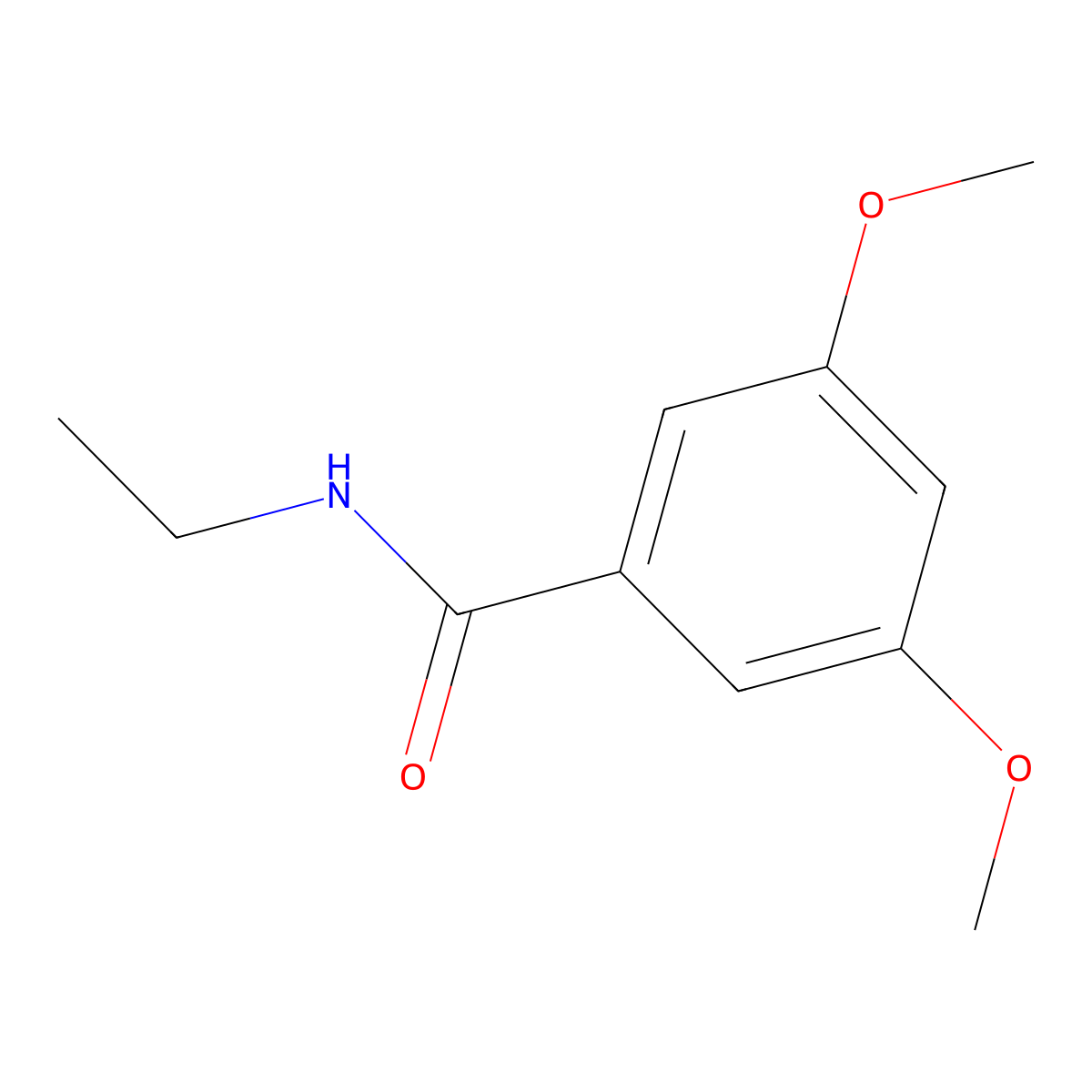 N-ethyl-3,5-dimethoxybenzamide molecular structure, CAS 120301-09-9