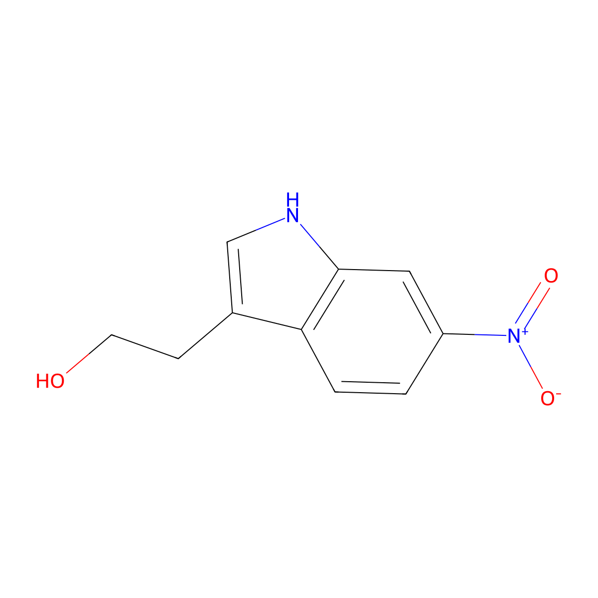 6-Nitrotryptophol molecular structure, CAS 120302-30-9
