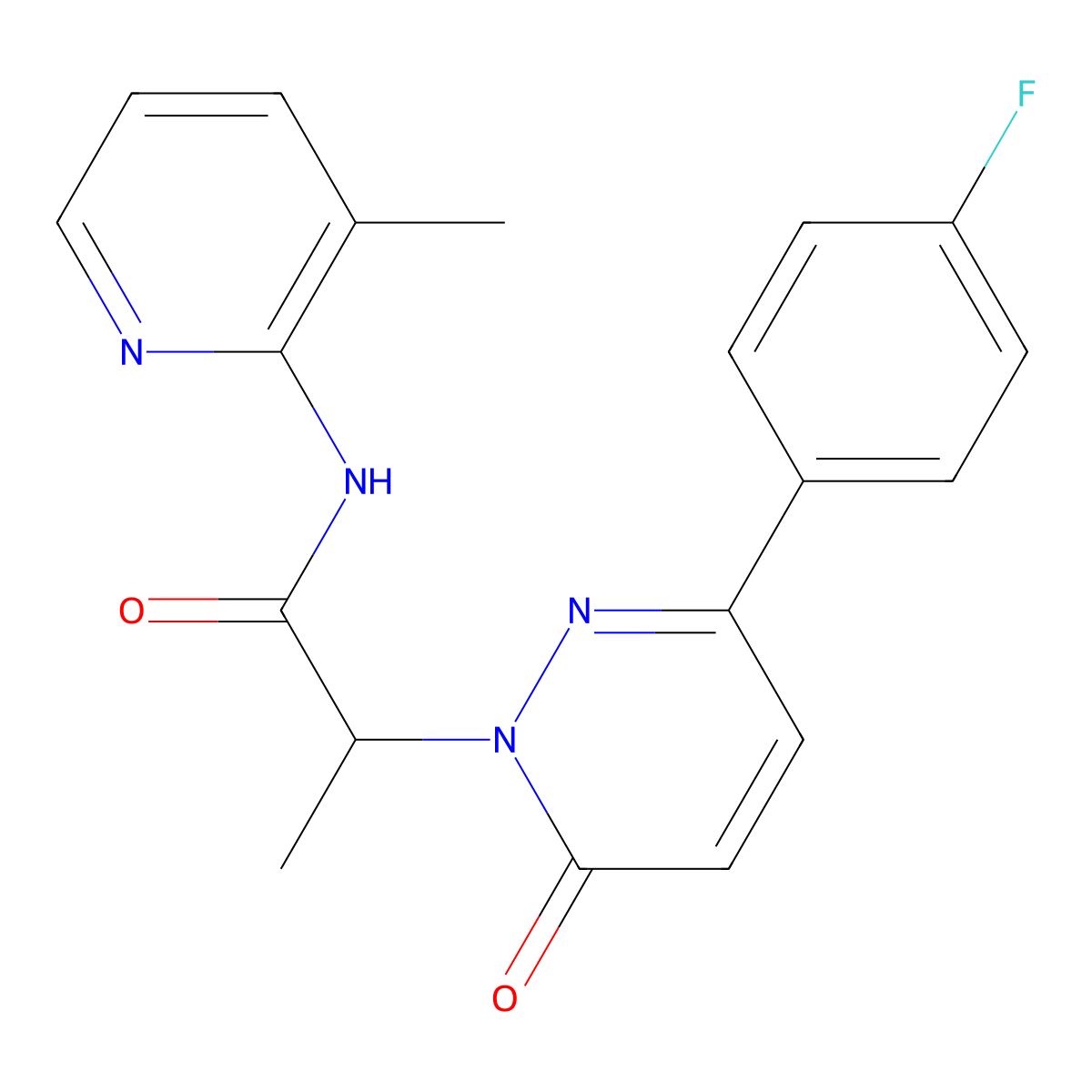 2-(3-(4-fluorophenyl)-6-oxopyridazin-1(6H)-yl)-N-(3-methylpyridin-2-yl)propanamide molecular structure, CAS 1203020-45-4