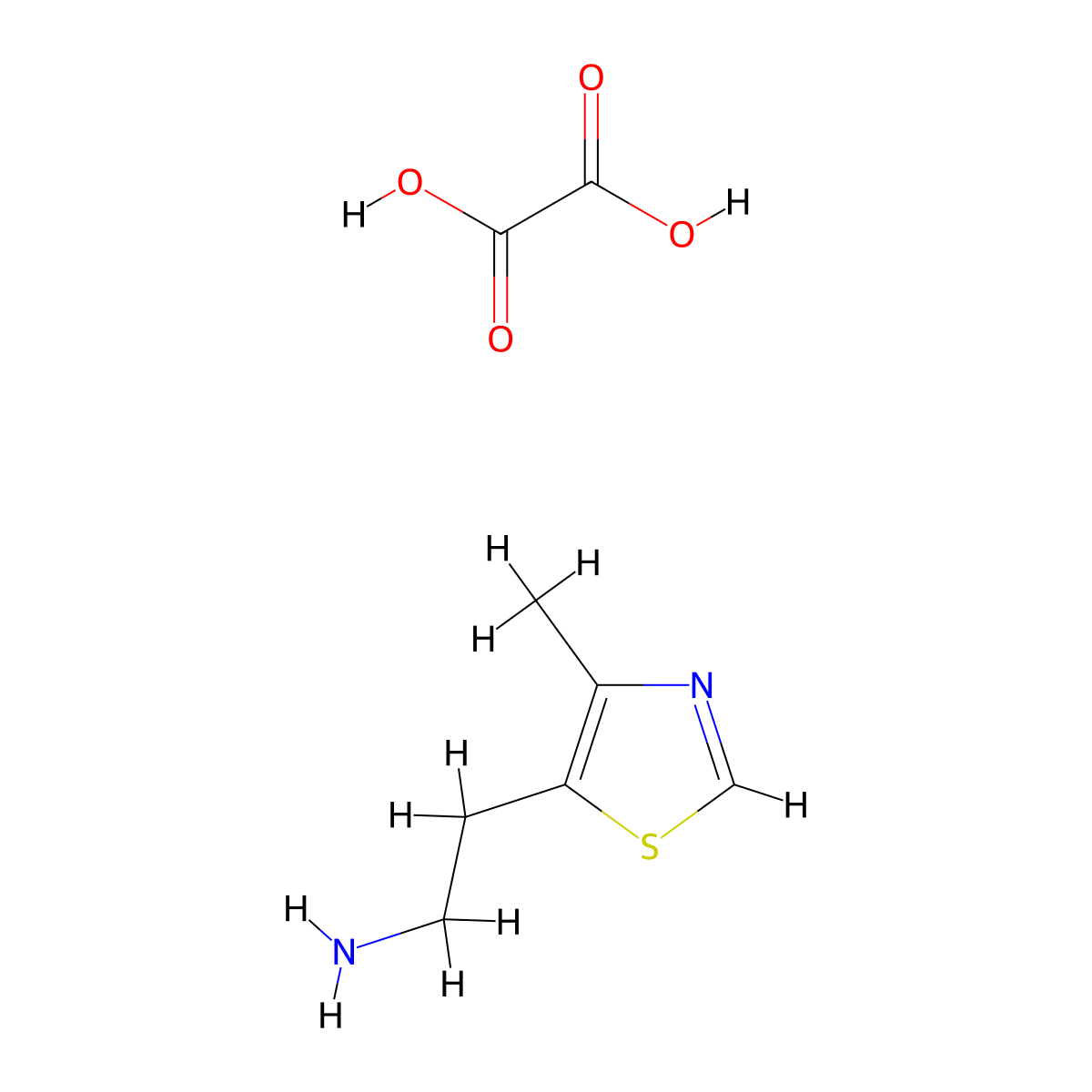 2-(4-Methylthiazol-5-yl)ethanamine oxalate molecular structure, CAS 1203095-62-8