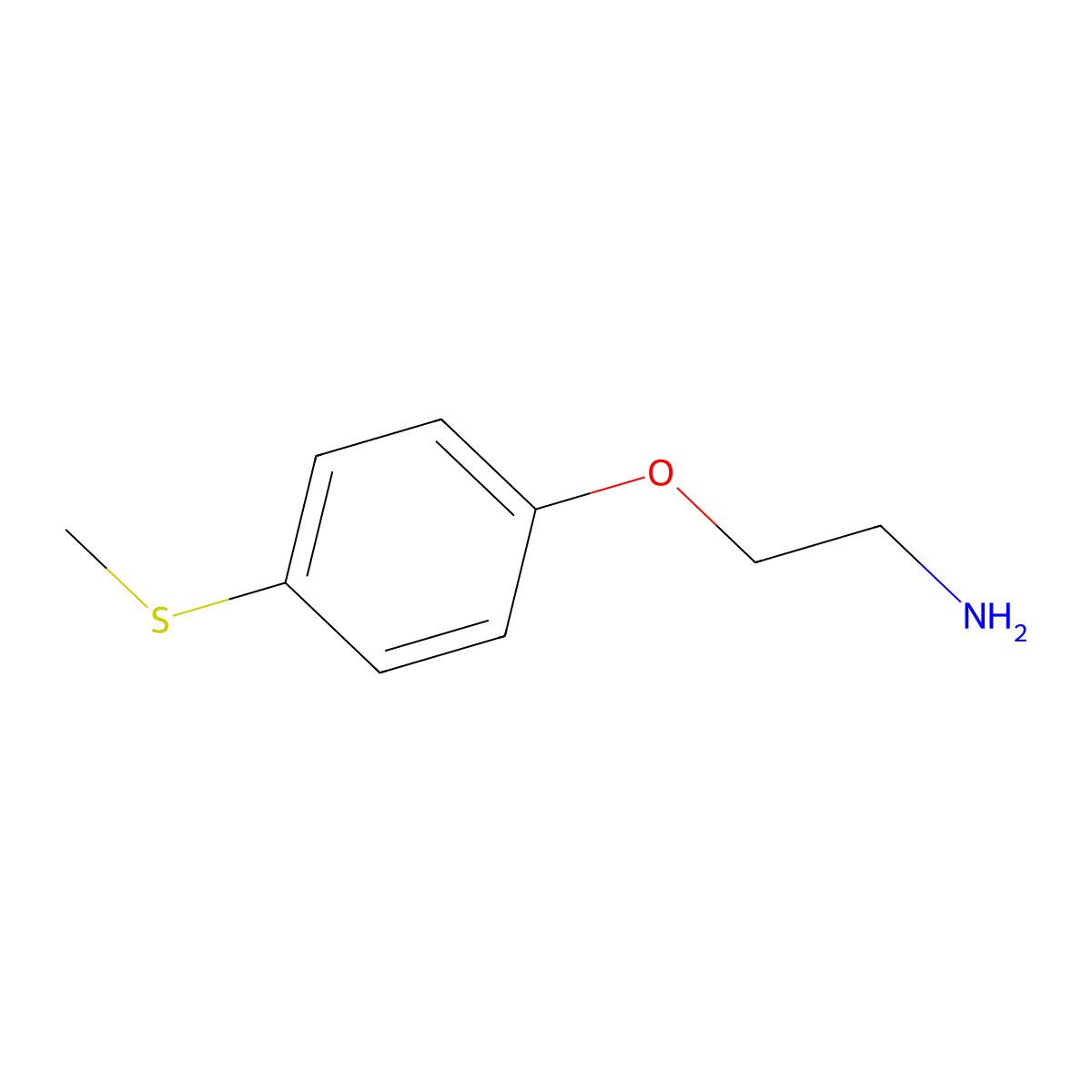 2-[4-(Methylthio)phenoxy]ethylamine molecular structure, CAS 1203188-22-0