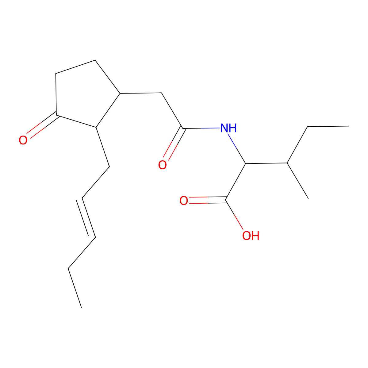 (-)-JA-L-Ile molecular structure, CAS 120330-93-0