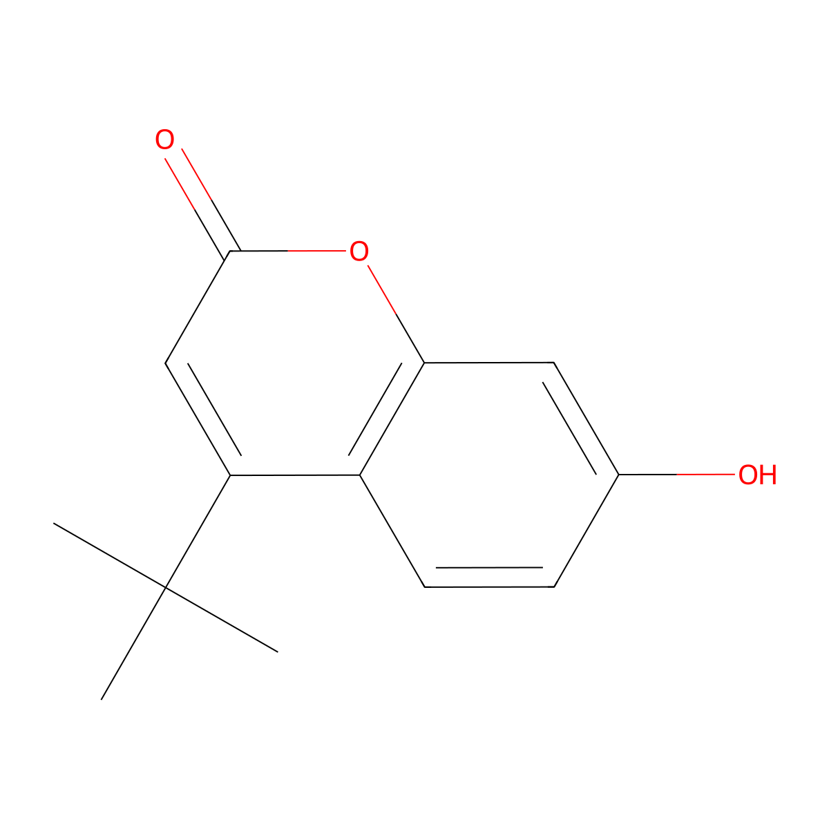 4-(Tert-butyl)-7-hydroxy-2H-chromen-2-one molecular structure, CAS 1203306-73-3