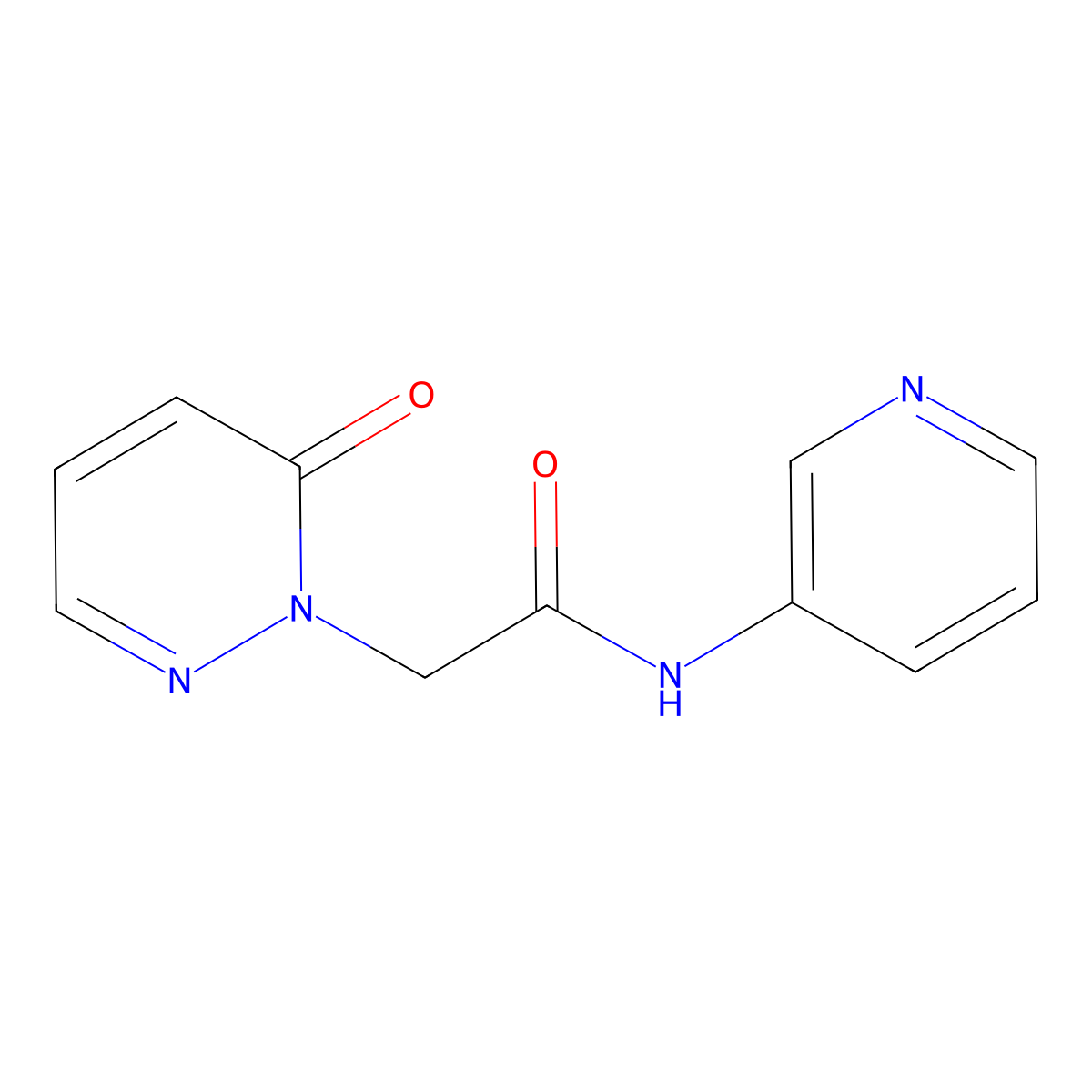2-(6-oxopyridazin-1(6H)-yl)-N-(pyridin-3-yl)acetamide molecular structure, CAS 1203363-48-7