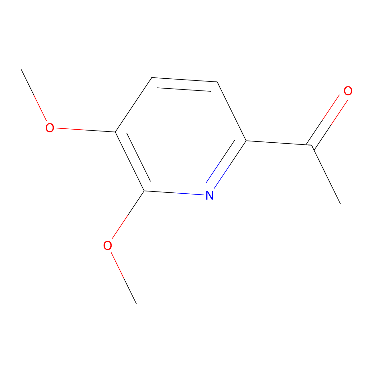 1-(5,6-Dimethoxypyridin-2-Yl)Ethanone molecular structure, CAS 1203499-03-9