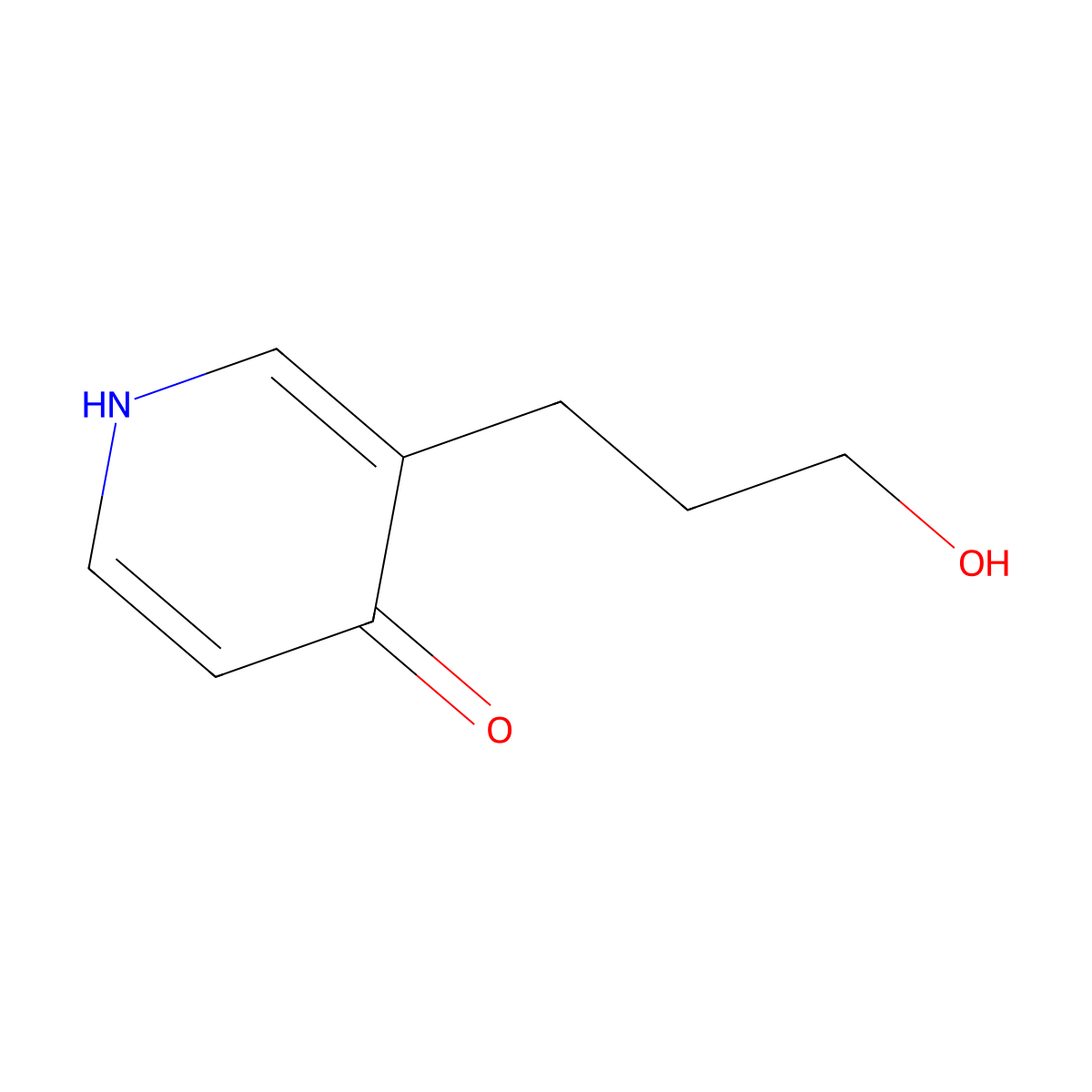 3-(3-Hydroxypropyl)pyridin-4-ol molecular structure, CAS 1203499-54-0