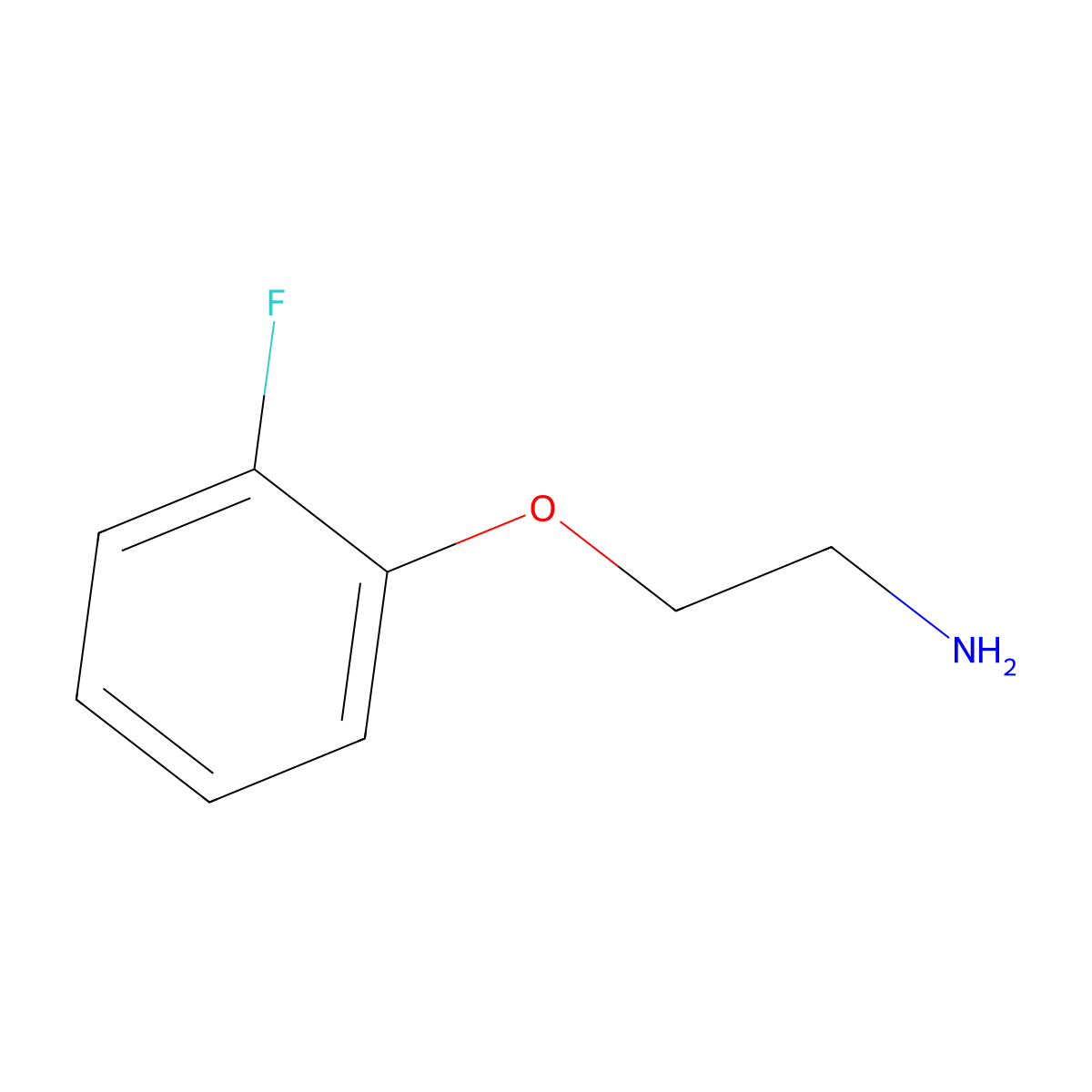 2-(2-Fluorophenoxy)ethanamine molecular structure, CAS 120351-90-8