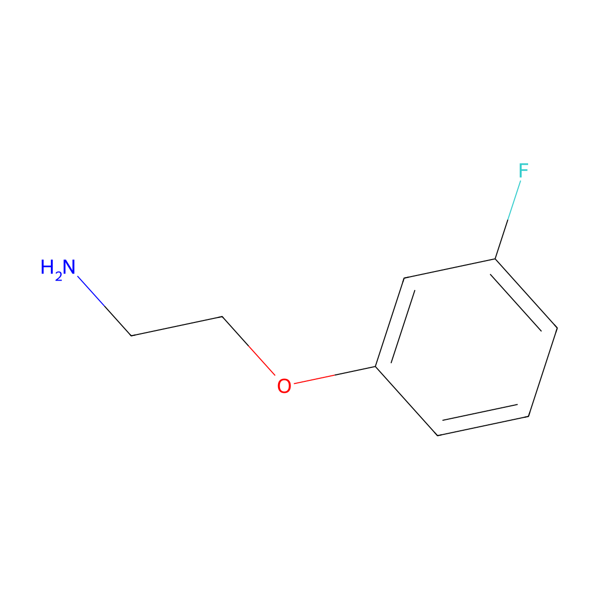2-(3-Fluorophenoxy)ethan-1-amine molecular structure, CAS 120351-93-1